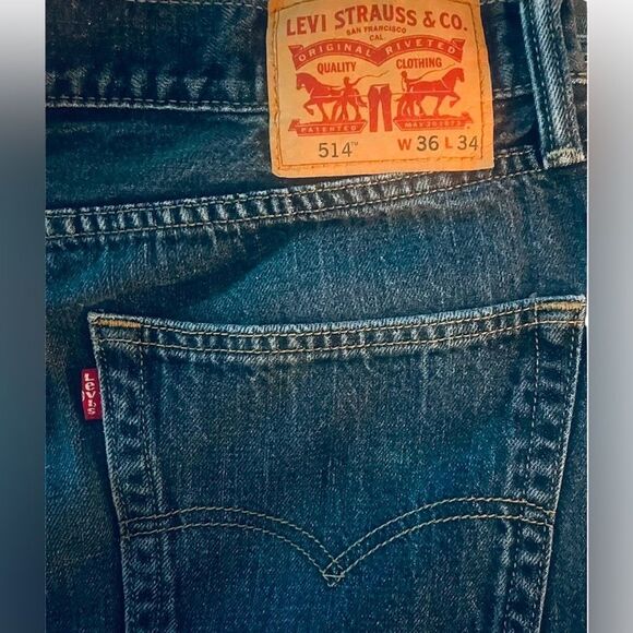 Levi’s Vintage 514M Straight Fit Men’s Jeans - Picture 10 of 12